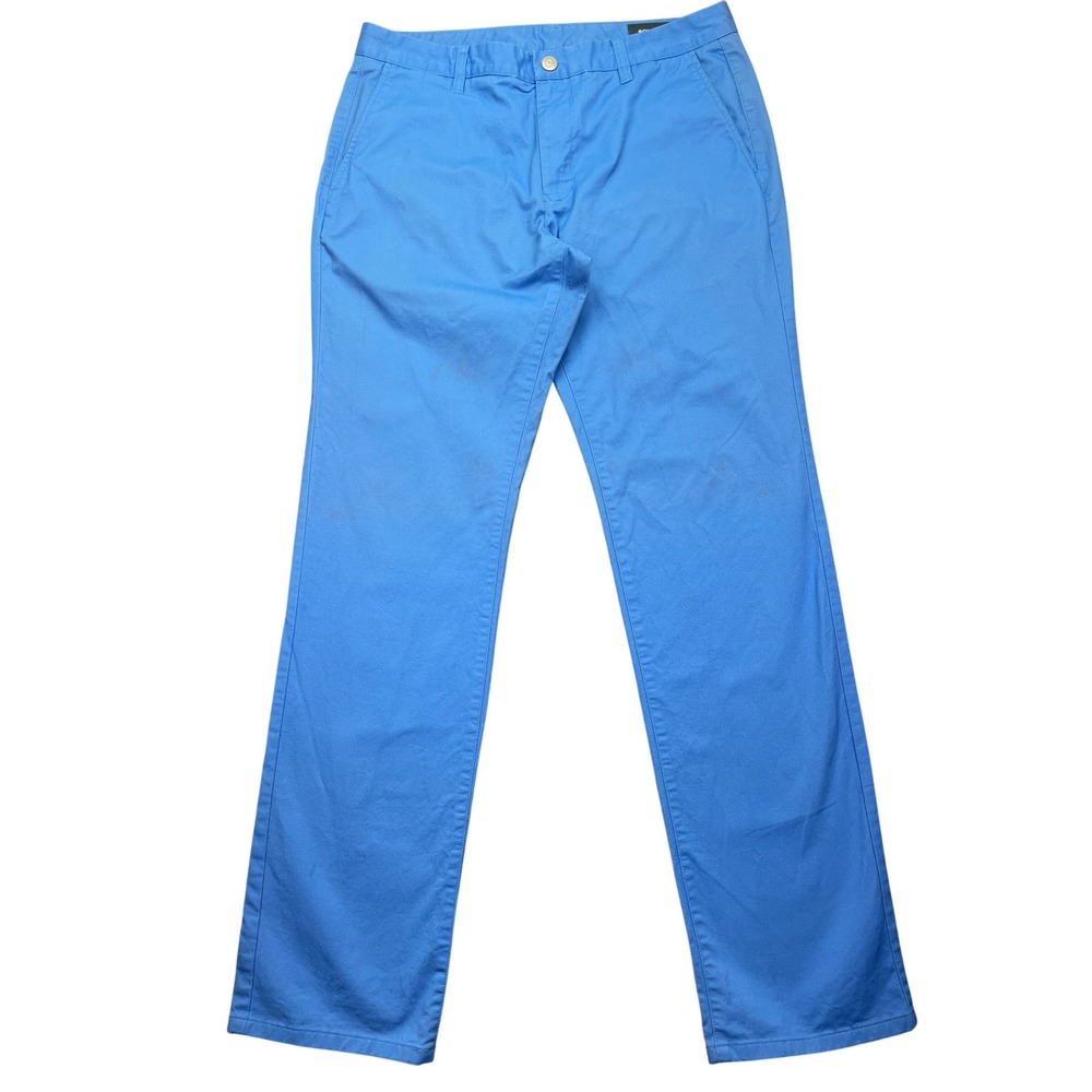 Bonobos Golf Pants‎ Stretch Lightweight Chinos Blue Mens 33x32